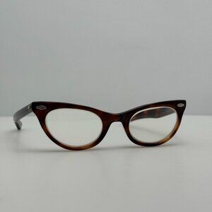 Allied Eyeglasses Eye Glasses Frames 5 1/4 Retro Vintage Cat Eye 44-22